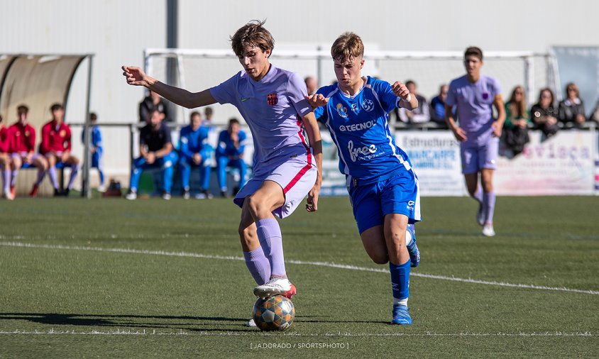 Partit del cadet A contra el FC Barcelona