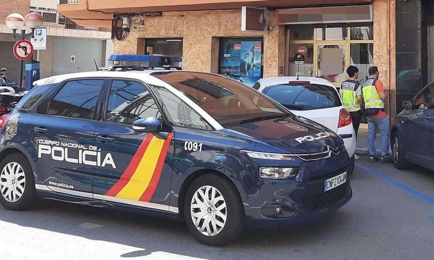 Imatge d'arxiu d'un vehicle de la Policia Nacional