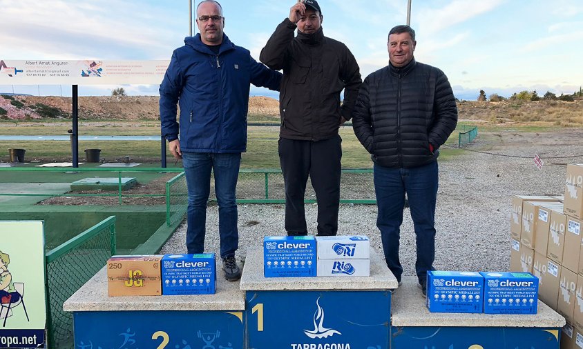 Antoni Ruiz Nat, segon classificat, en el podi de la competició del Club Tarraco