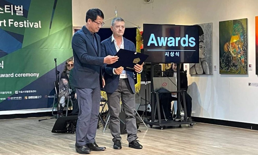 Les artistes cambrilenques Queralt Osorio i Asunción Grifoll premiades al 10è Festival Internacional d'Art Geoje de Corea del Sud