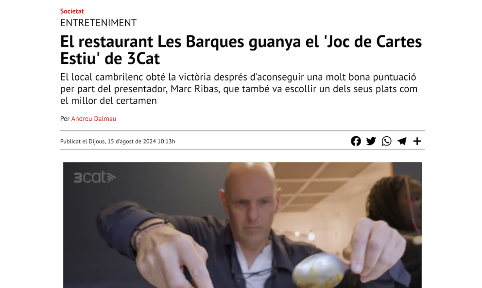 Les notícies de 'revistacambrils.cat' més llegides d'aquest 2024